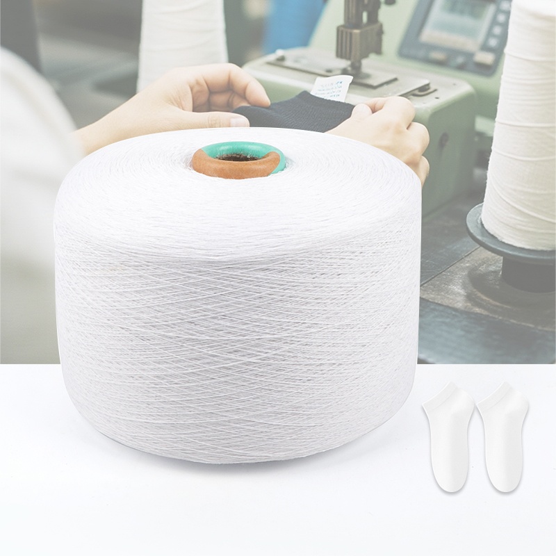 Fil de coton blanc 0.5S-30S pour tricot