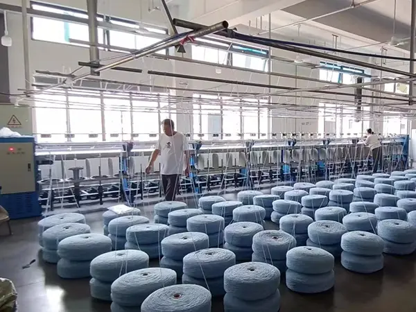 Processus de production du fil du coton
