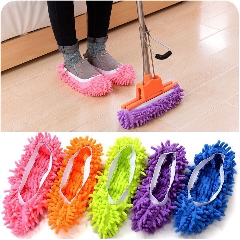 Et les chaussures de pantoufles de vadrouille?