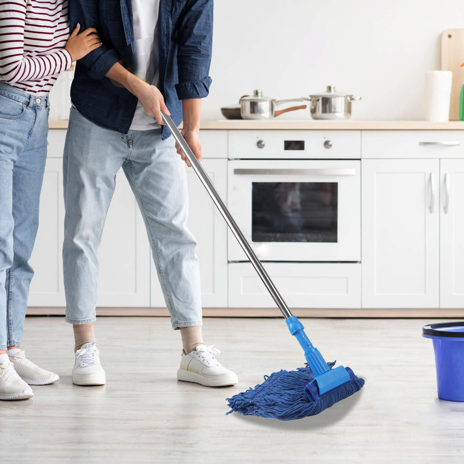 Vadrouille commerciale avec tige d'épissure