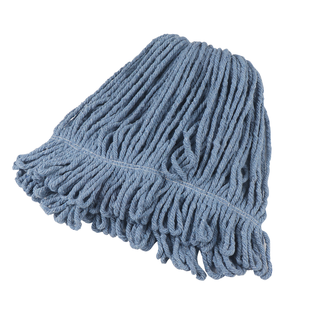 Tête de vadrouille commerciale en fil de coton à bande étroite