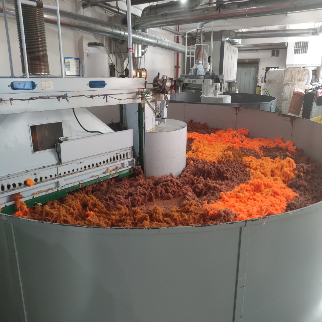 Processus de production de fils de coton