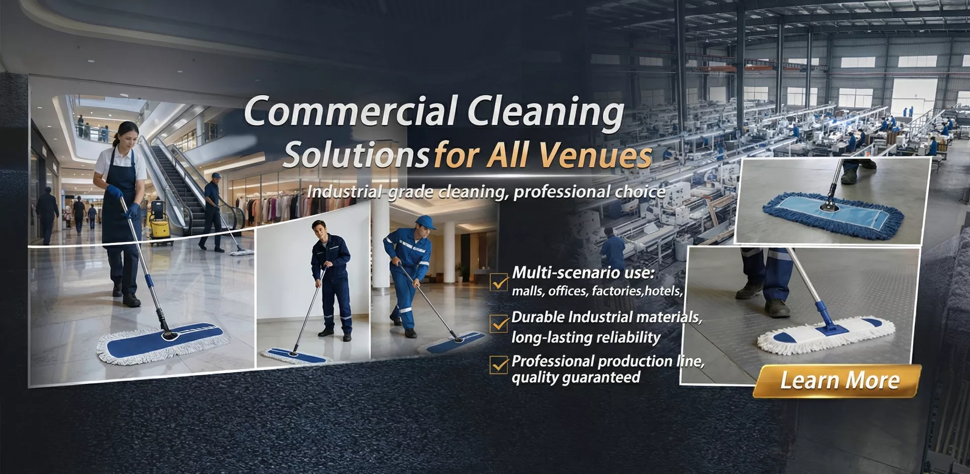 Fabricant de vadrouille plate en Chine