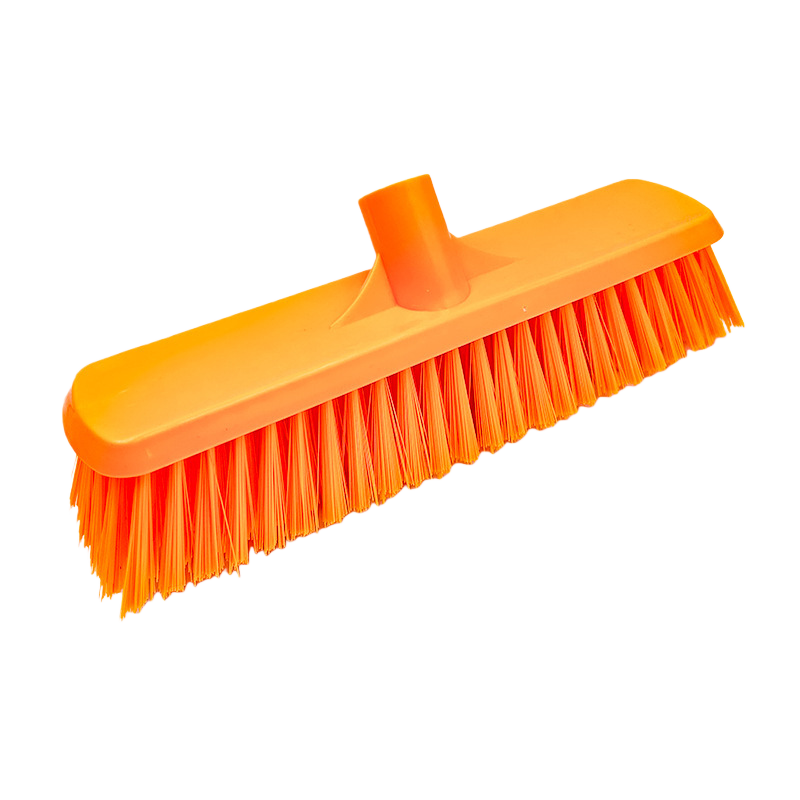 Pourquoi cette brosse de pont robuste à poils orange est un incontournable pour les travaux de nettoyage difficiles
