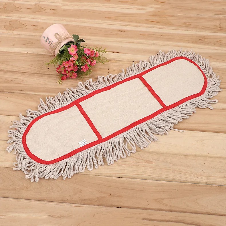 Recharge de tête de vadrouille à huile plate en coton commercial