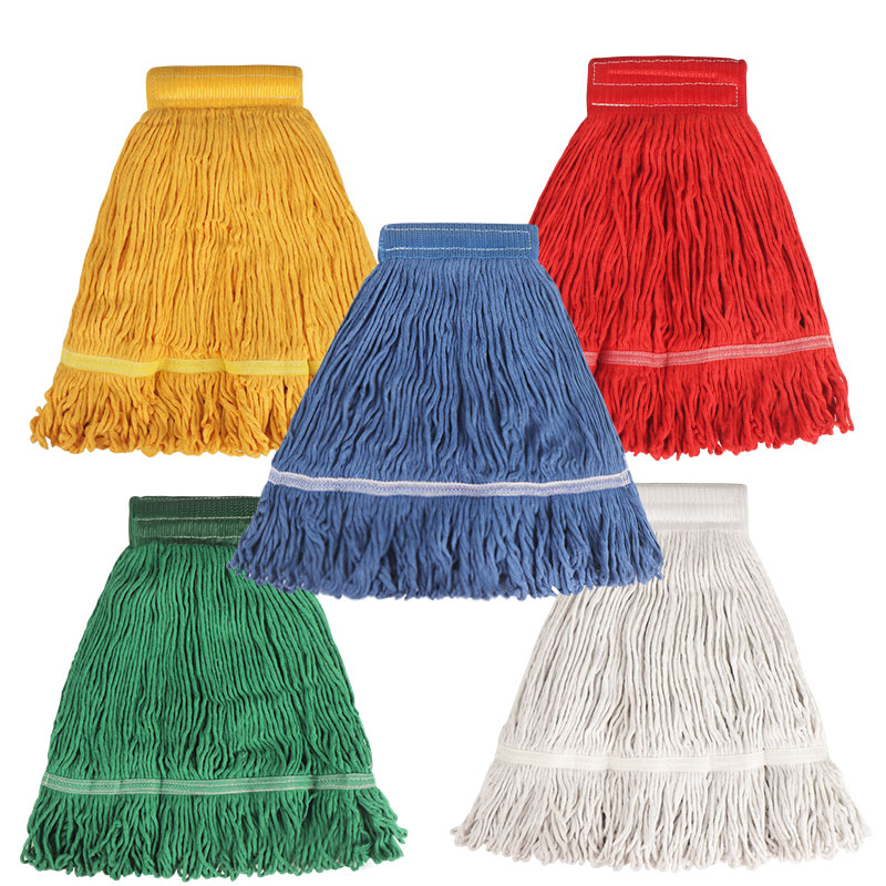 Tête de vadrouille de coton industrielle
