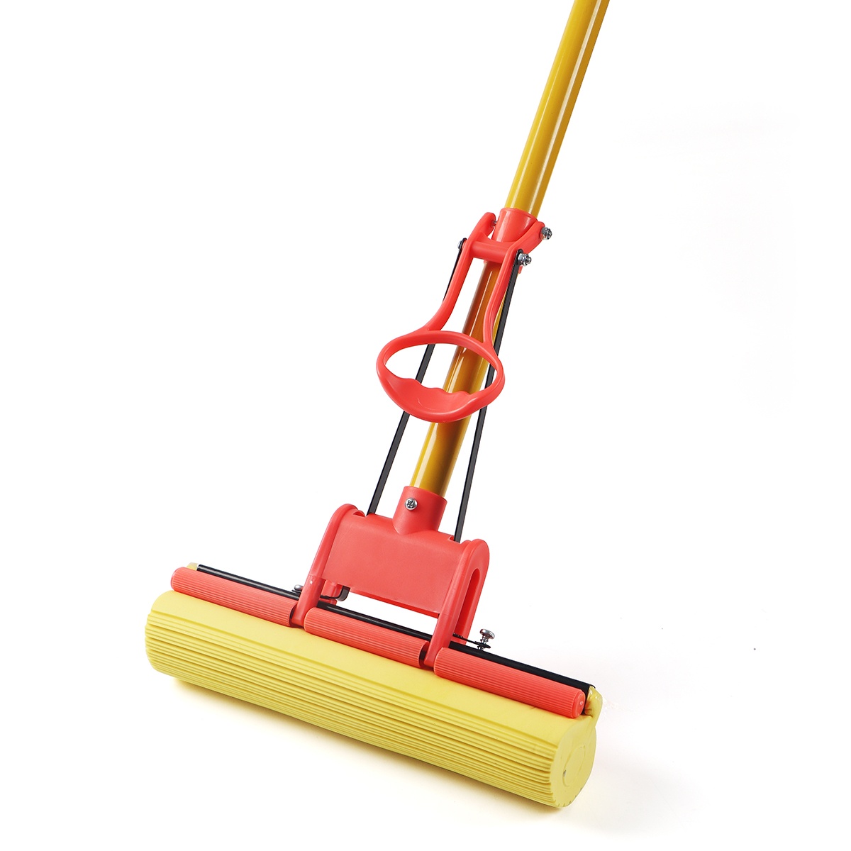 Mop d'éponge à rouleaux de poteau en fer