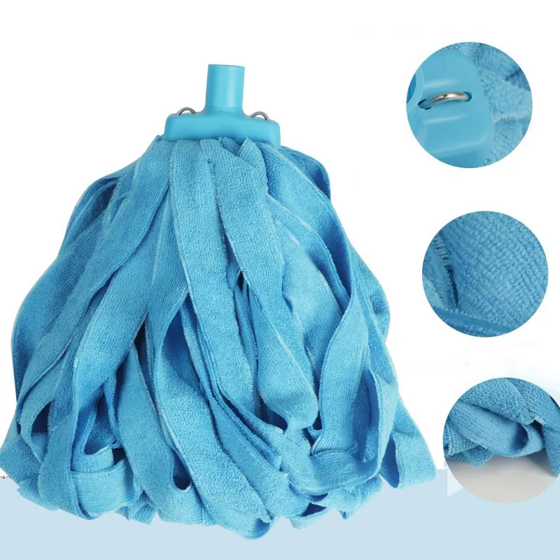 Tête de vadrouille en microfibre à extrémité de boucle