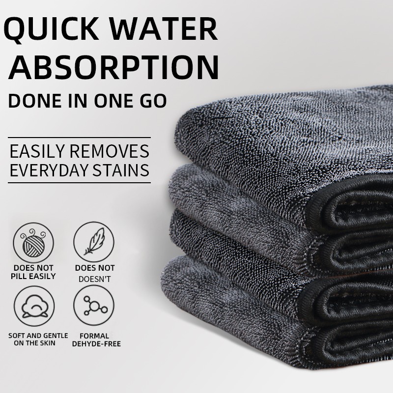 Chiffon de nettoyage de voiture en microfibre