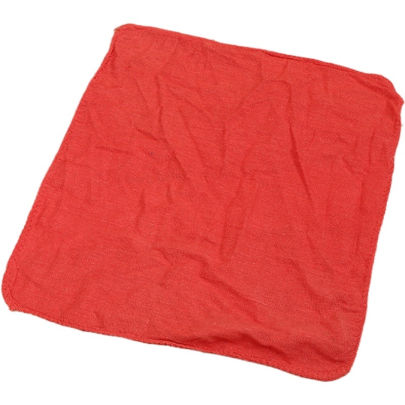 Tissu de nettoyage de l'entretien ménager rouge