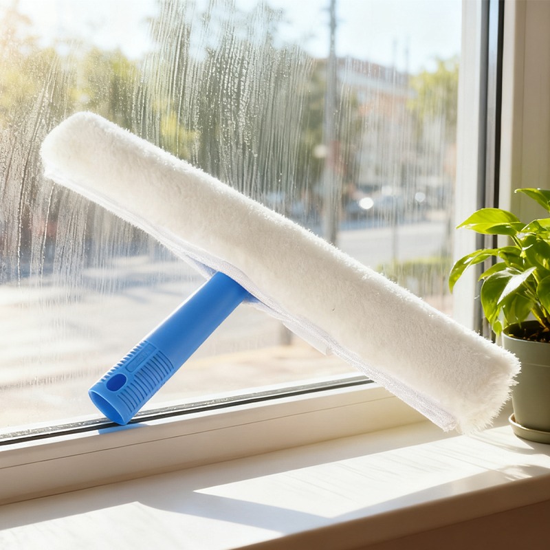 Raclette à brosse en microfibre en forme de T