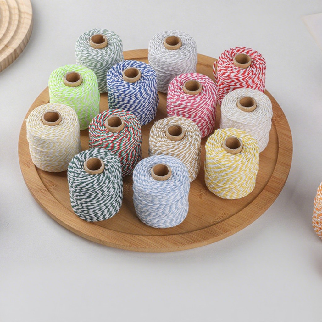 Corde de coton torsadée mélangée en gros